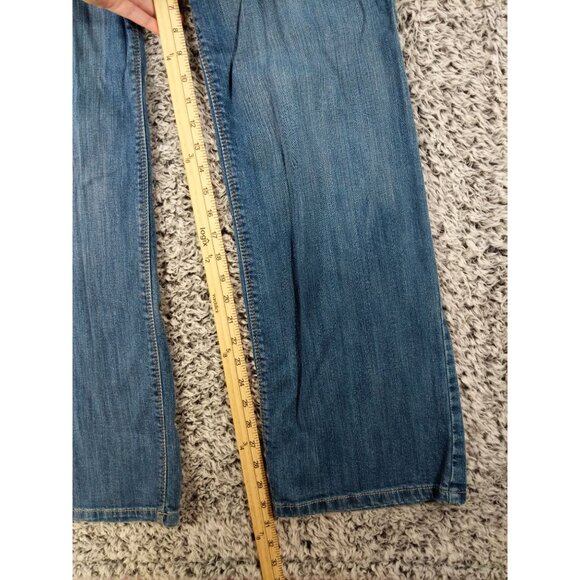 GLORIA VANDERBILT Straight Leg Jeans Women SZ 34 x 30.5 Flap Pockets Medium Wash - Picture 5 of 9